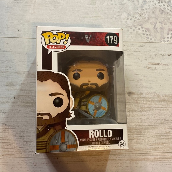 Funko Pop Rollo #179 Vikings Figure - Picture 1 of 8